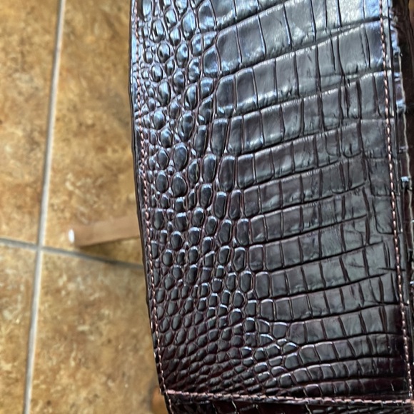 Brahmin black and brown leather purse - Picture 6 of 8